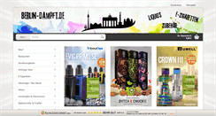 Desktop Screenshot of berlin-dampft.de